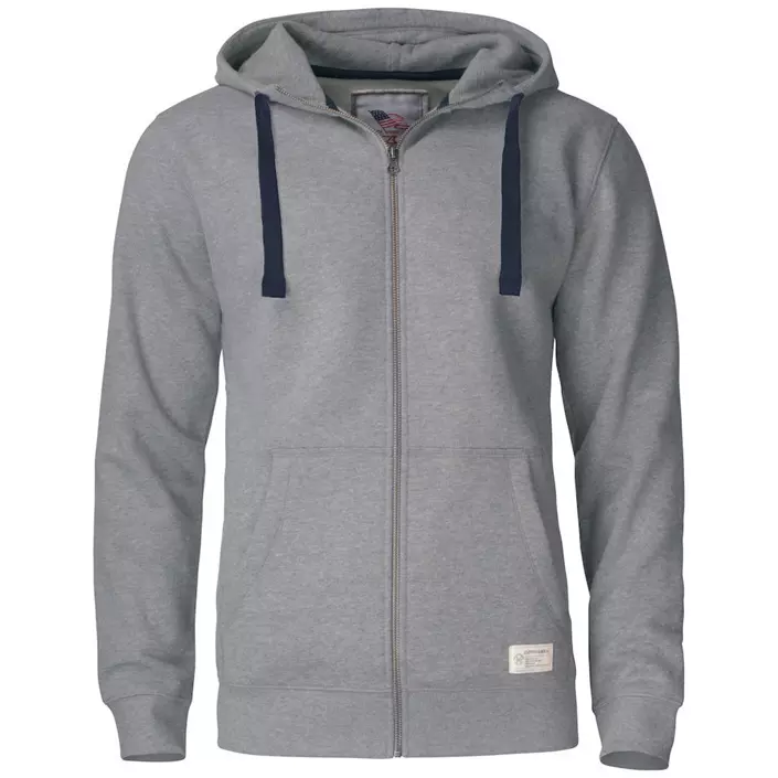 Cutter & Buck Twisp hoodie med blixtlås, Grey melange, large image number 0