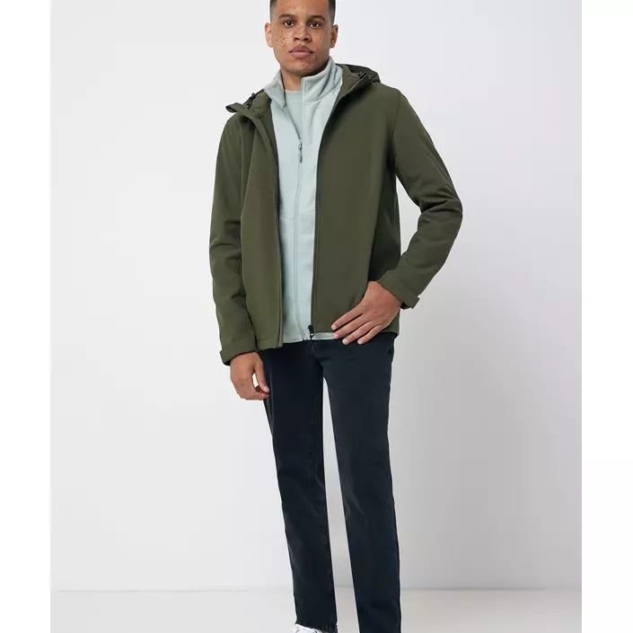 Iqoniq Makalu softshelljacka, Khaki, large image number 1