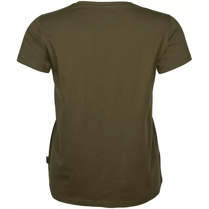 Pinewood 3-pak dame T-shirt, Green/Hunting Brown/Khaki, large image number 8