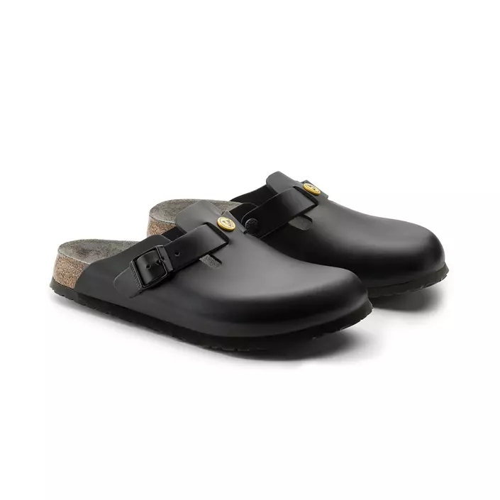 Birkenstock Boston ESD Narrow Fit women's sandals, Black, large image number 4