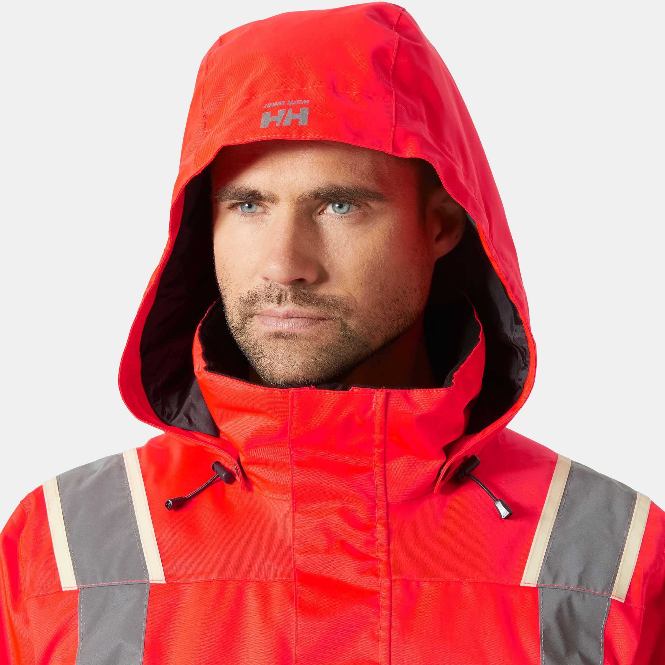 Helly Hansen UC-ME winter jacket, Hi-Vis Red, large image number 5