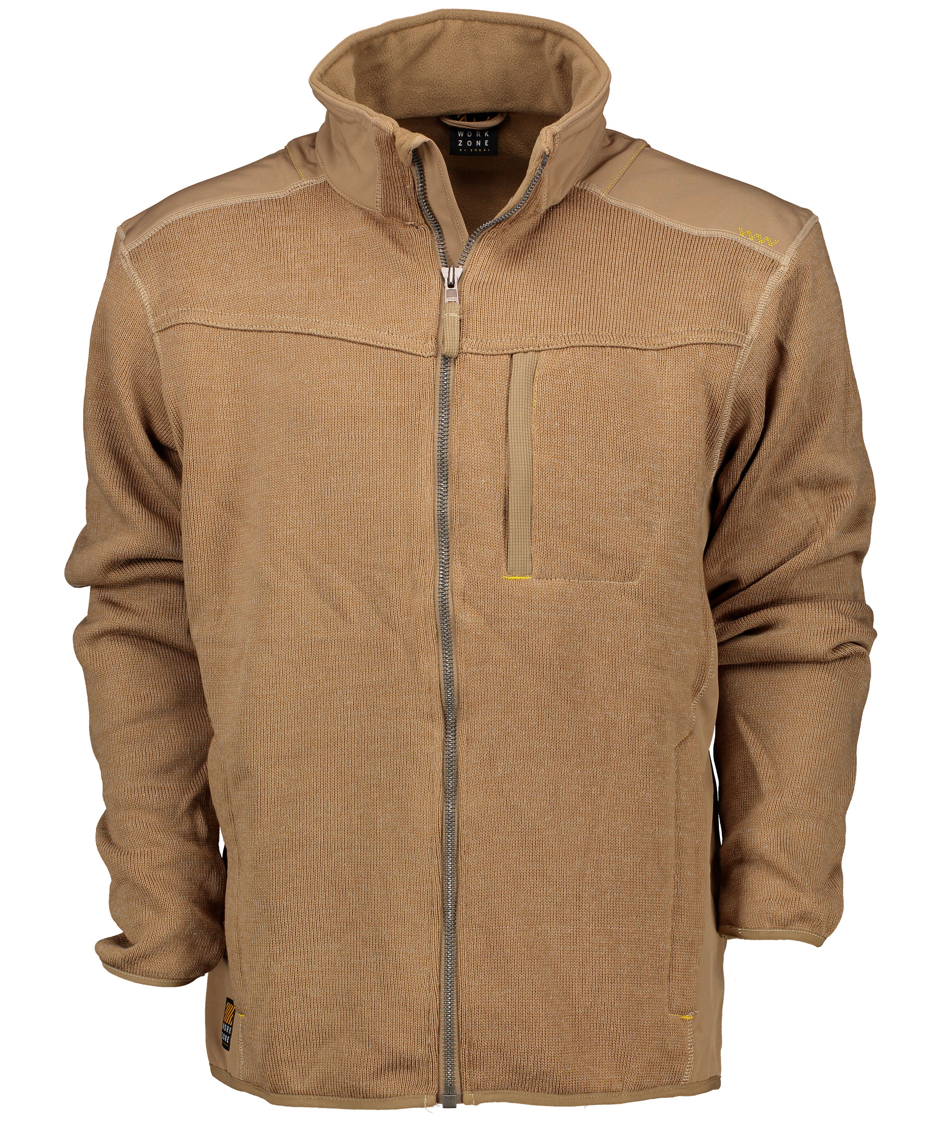 Workzone Tech Zone knitted jacket, Brown/wood, large image number 0