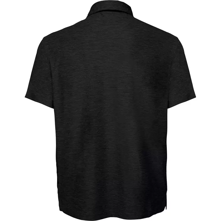 Pitch Stone polo T-skjorte, Black melange, large image number 2