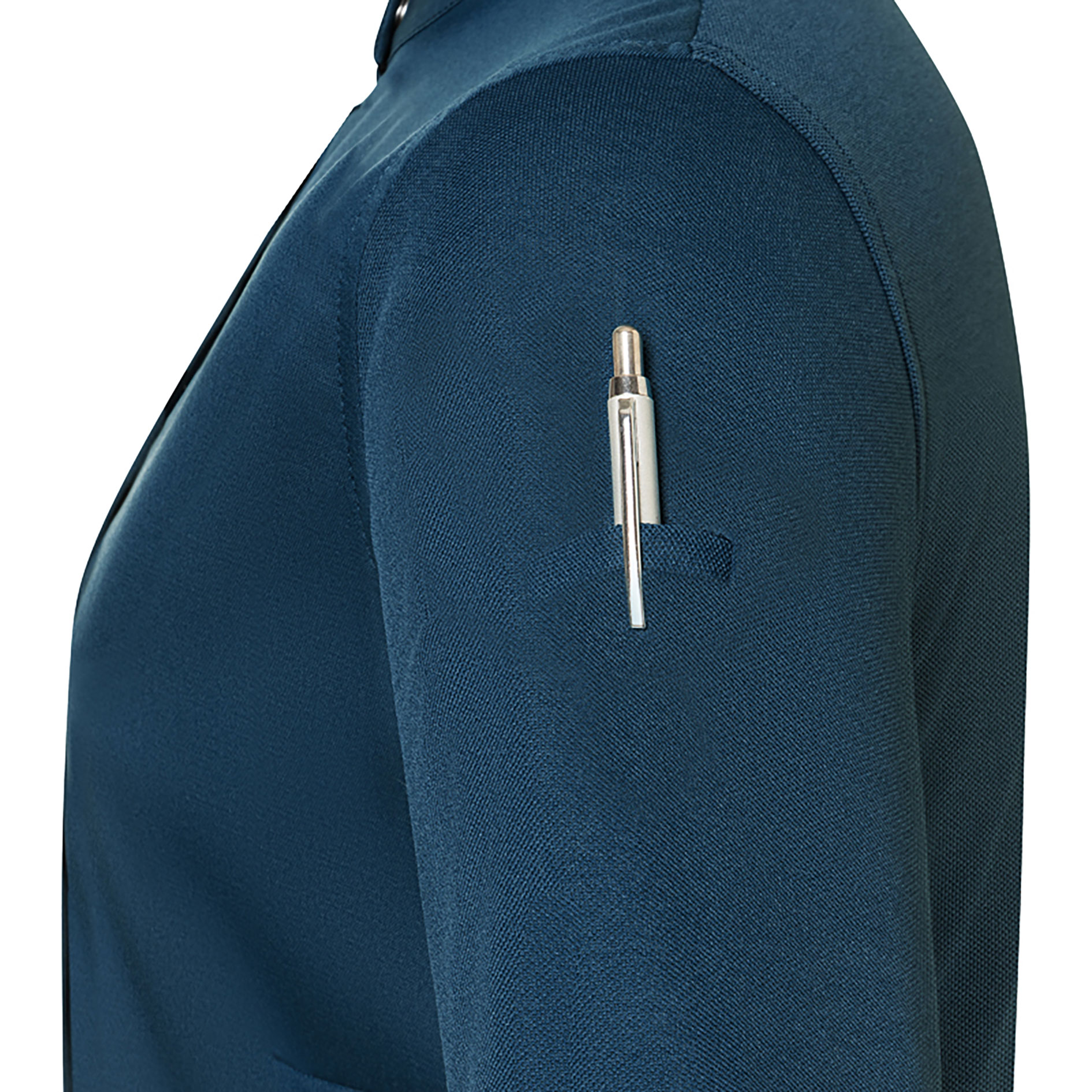 Karlowsky DIAMOND CUT&reg; Avantgarde short-sleeved women's chef jacket, Steel Blue, large image number 6