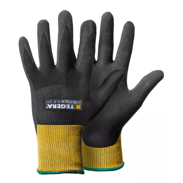 Tegera 8801 Infinity work gloves (box 120 pairs), Black/Yellow, large image number 1