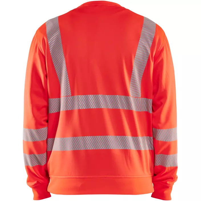 Blåkläder sweatshirt, Hi-Vis Rød, large image number 1