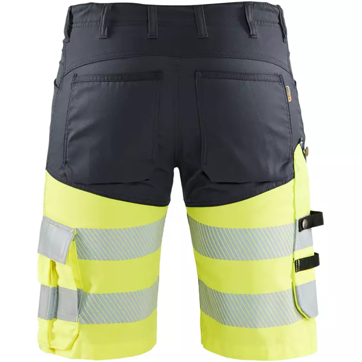 Blåkläder arbetsshorts, Grå/Varsel Gul, large image number 2
