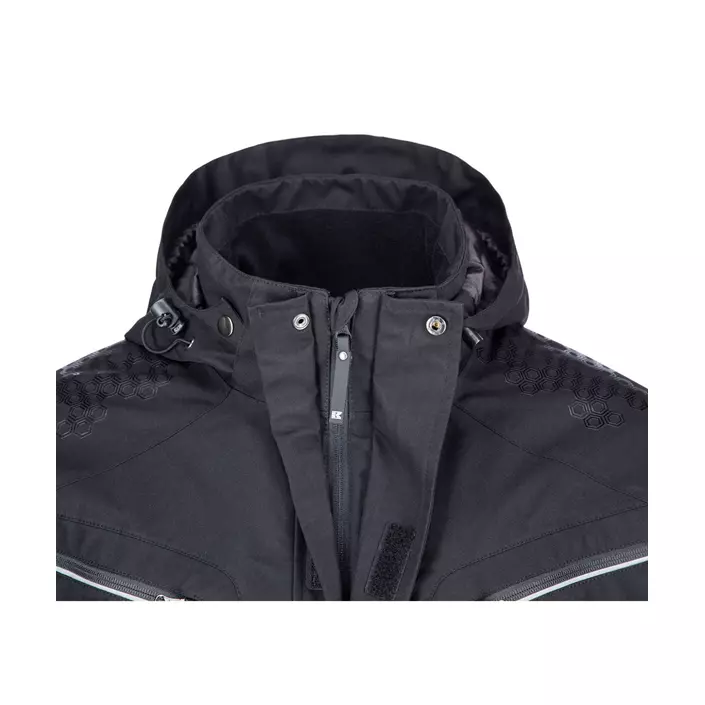 Kramp Technical hooded jacket, Black, large image number 3