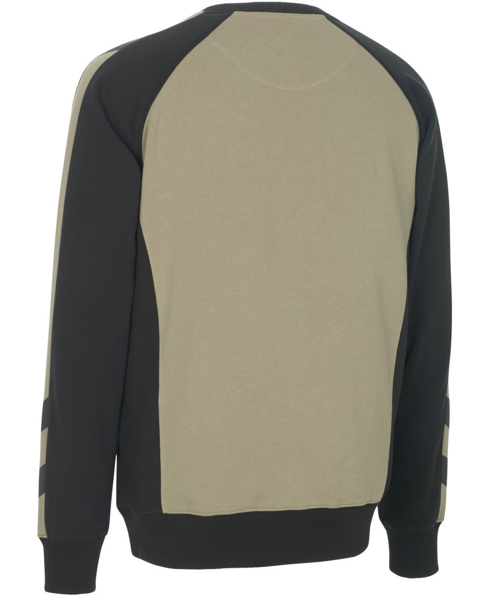 Mascot Unique Witten Sweatshirt, Khaki/Black, large image number 2