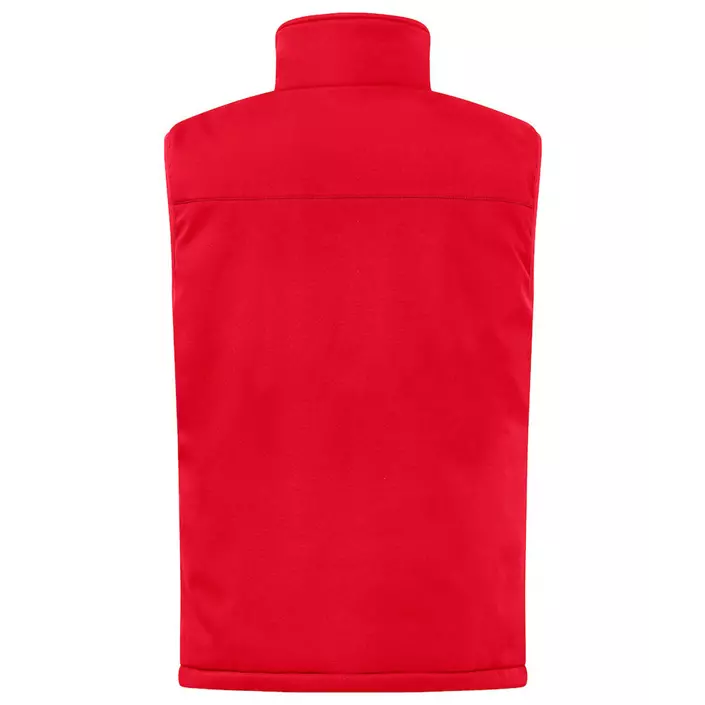 Clique lined softshell vest, Red, large image number 1