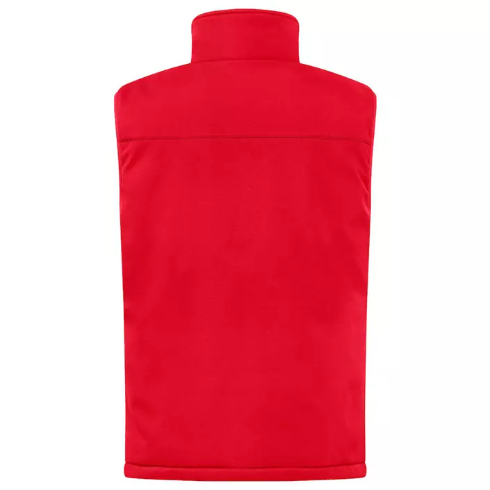 Clique lined softshell vest, Red, large image number 1