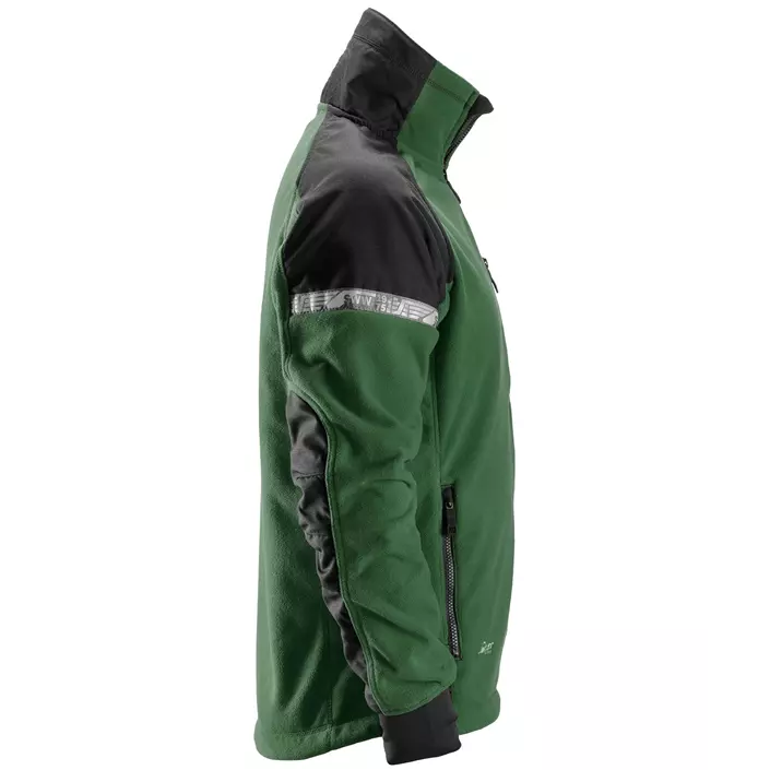 Snickers AllroundWork fleece jacket 8005, Forest green/black, large image number 3