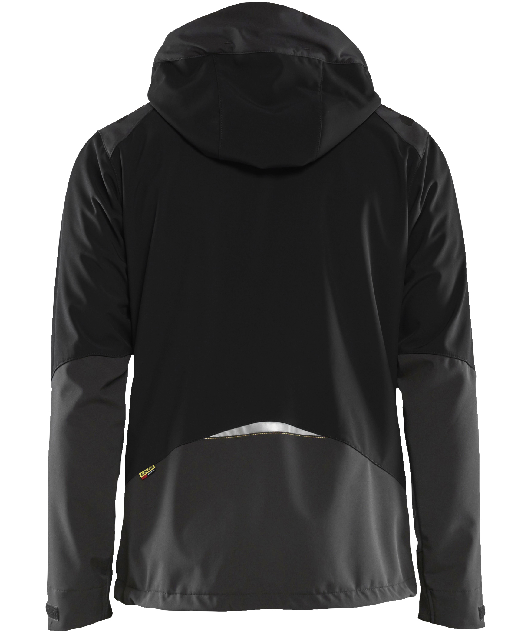 Bl&aring;kl&auml;der softshell jacket, Black/Hi-Vis Yellow