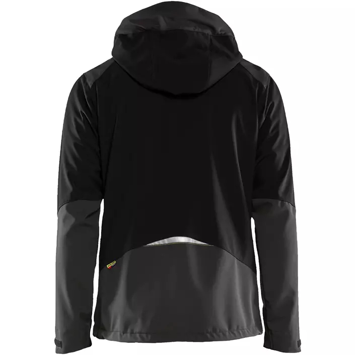 Blåkläder softshelljakke, Sort/Hi-Vis Gul, large image number 1