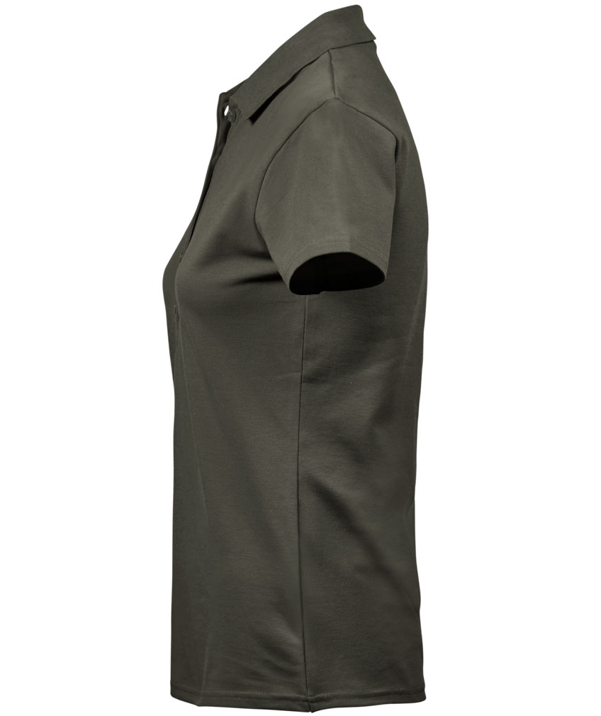 Tee Jays Luxury stretch women's polo T-shirt, Deep Green, large image number 2