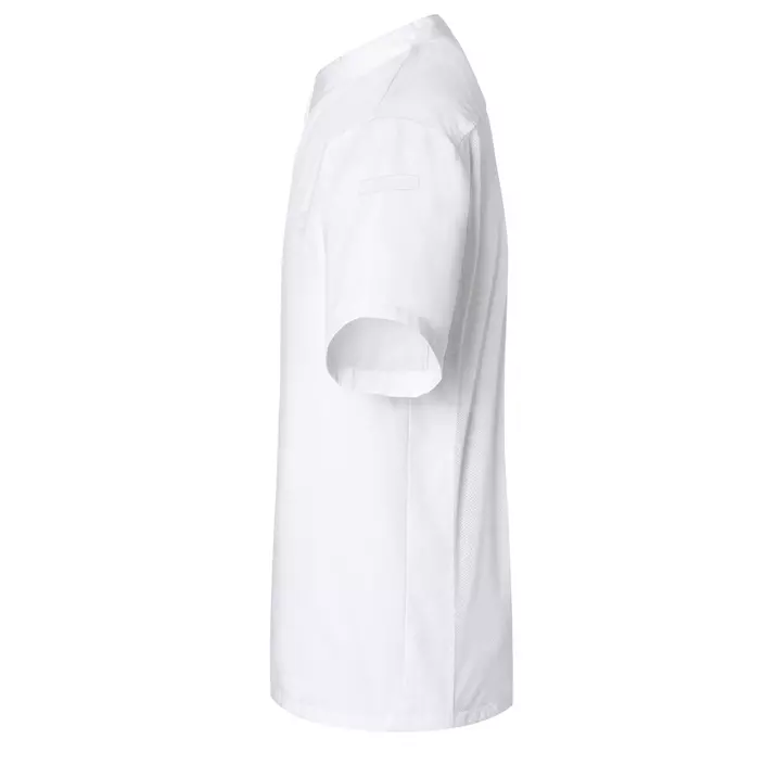 Karlowsky Basic kortermet kokk skjorte, Hvit, large image number 3