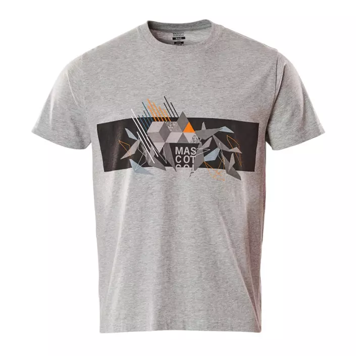 Mascot Accelerate Safe T-shirt, Gråmeleret/Hi-Vis Orange, large image number 0