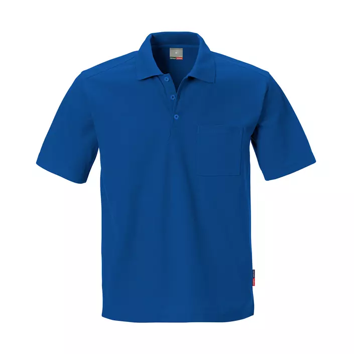 Kansas kurzärmeliges Poloshirt, Blau, large image number 0