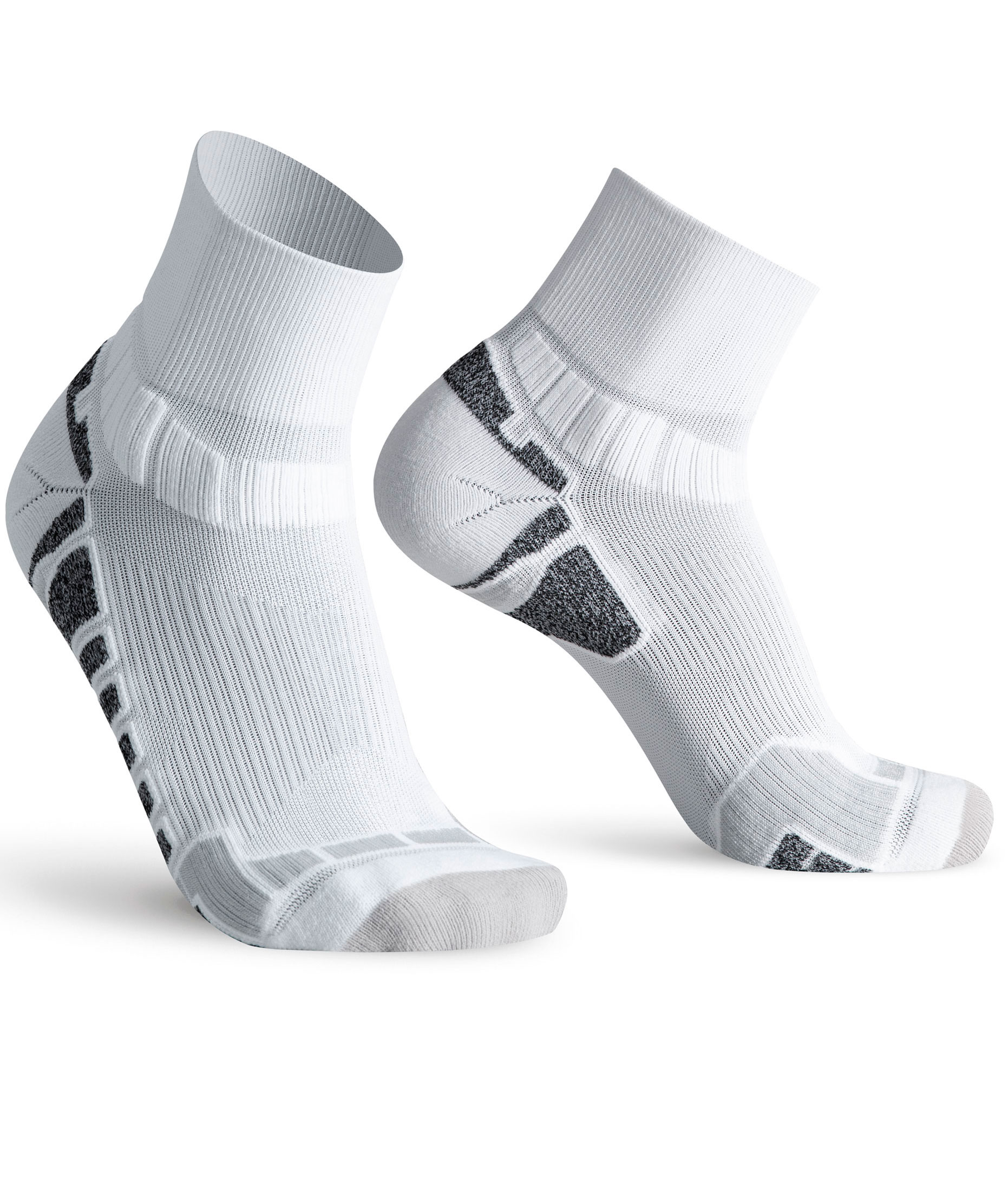 Oxyburn Training short socks, White/Silver