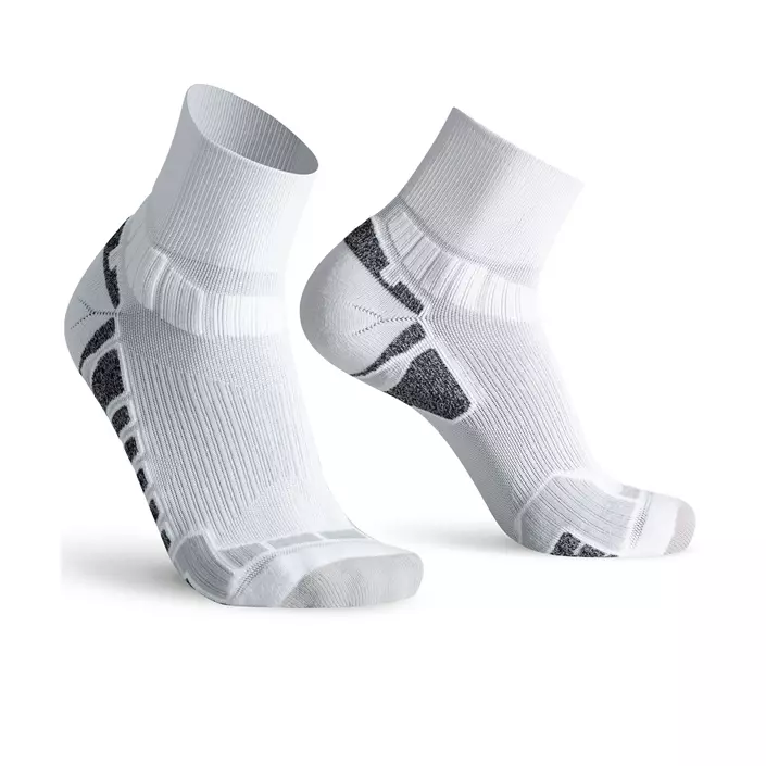 Oxyburn Training short socks, White/Silver, large image number 0