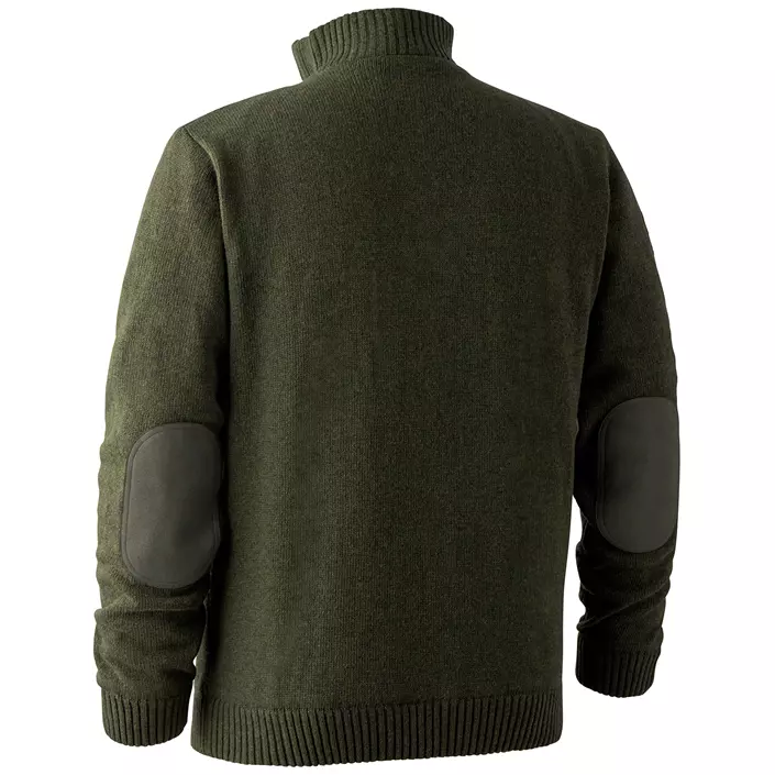 Deerhunter Carlisle knitted sweater with half-zip, Green Melange, large image number 1