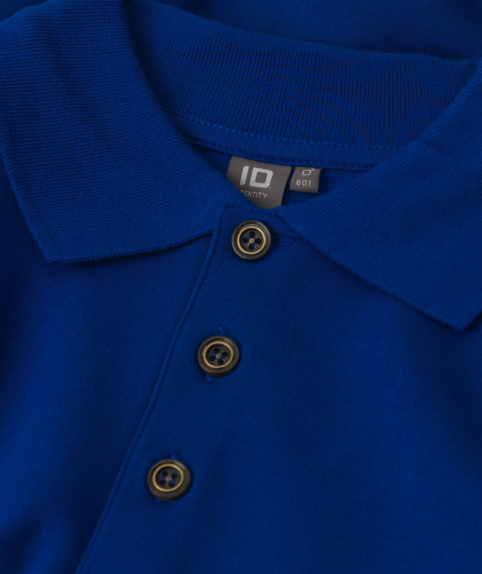 ID Game lang&auml;rmliges Polo T-Shirt, K&ouml;nigsblau, large image number 3