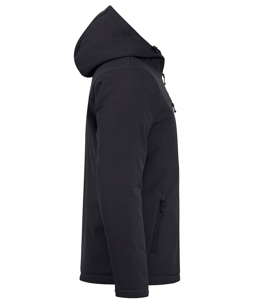 Clique foret softshelljakke, Svart, large image number 3