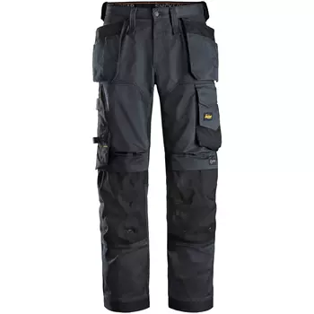 Snickers AllroundWork craftsman trousers 6251, Steel Grey/Black