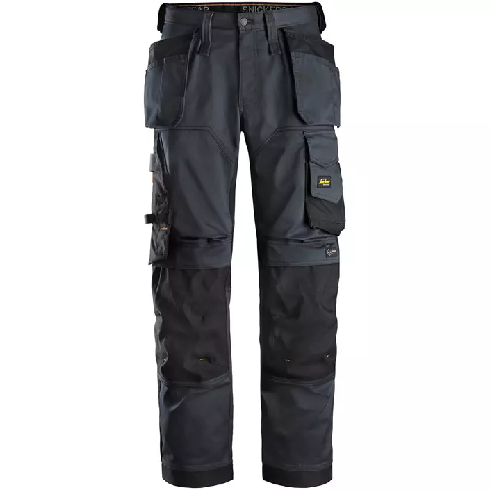 Snickers AllroundWork craftsman trousers 6251, Steel Grey/Black, large image number 0