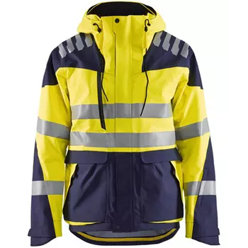 Blåkläder Evolution shell jacket, Hi-vis yellow/Marine blue