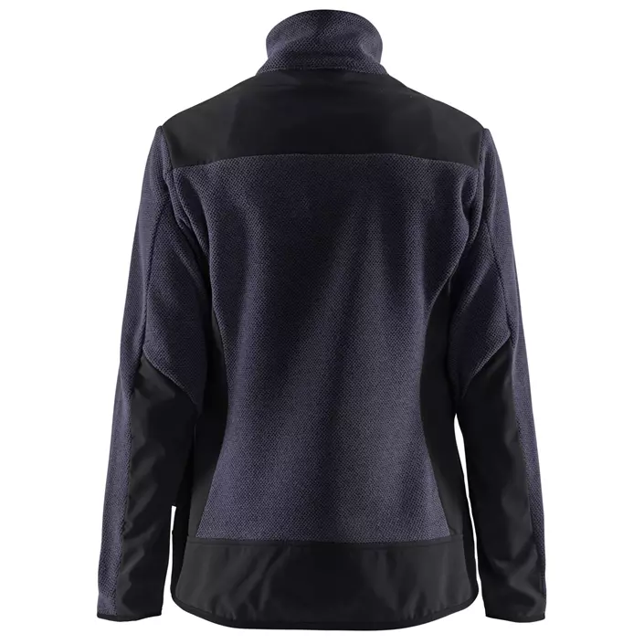 Blåkläder women's knitted jacket with softshell, Dark Marine/Black, large image number 1