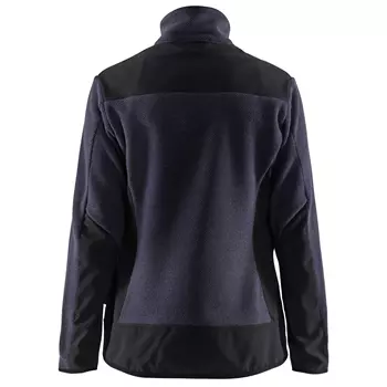 Blåkläder dame strikket jakke med softshell, Mørk Marineblå/Svart