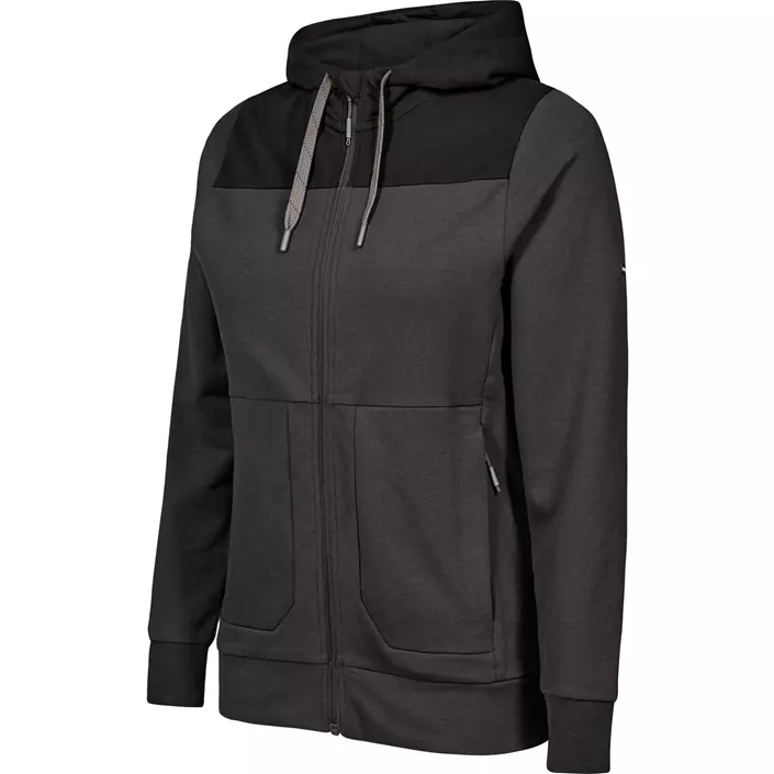 Engel Entire hoodie med dragkedja dam, Anthracite Grey/Black, large image number 5