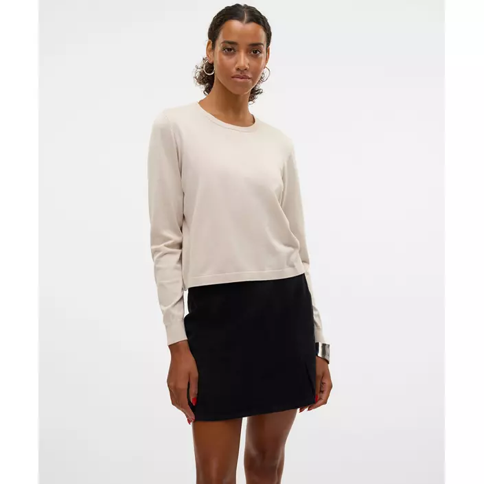 Vero Moda VMSILJE stickad tröja dam, Moonbeam, large image number 1