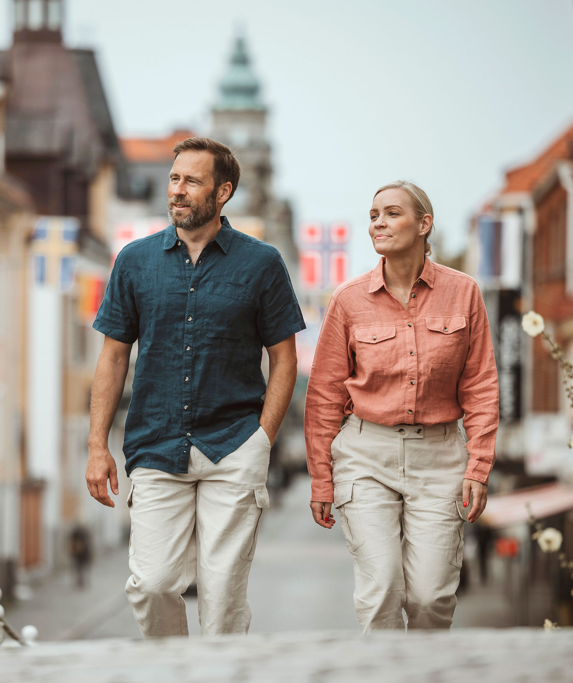 Pinewood V&auml;rnamo NatureSafe dame h&oslash;rskjorte, Brick Pink, large image number 3