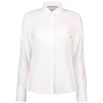 Seven Seas Dobby Royal Oxford modern fit dameskjorte, Hvid
