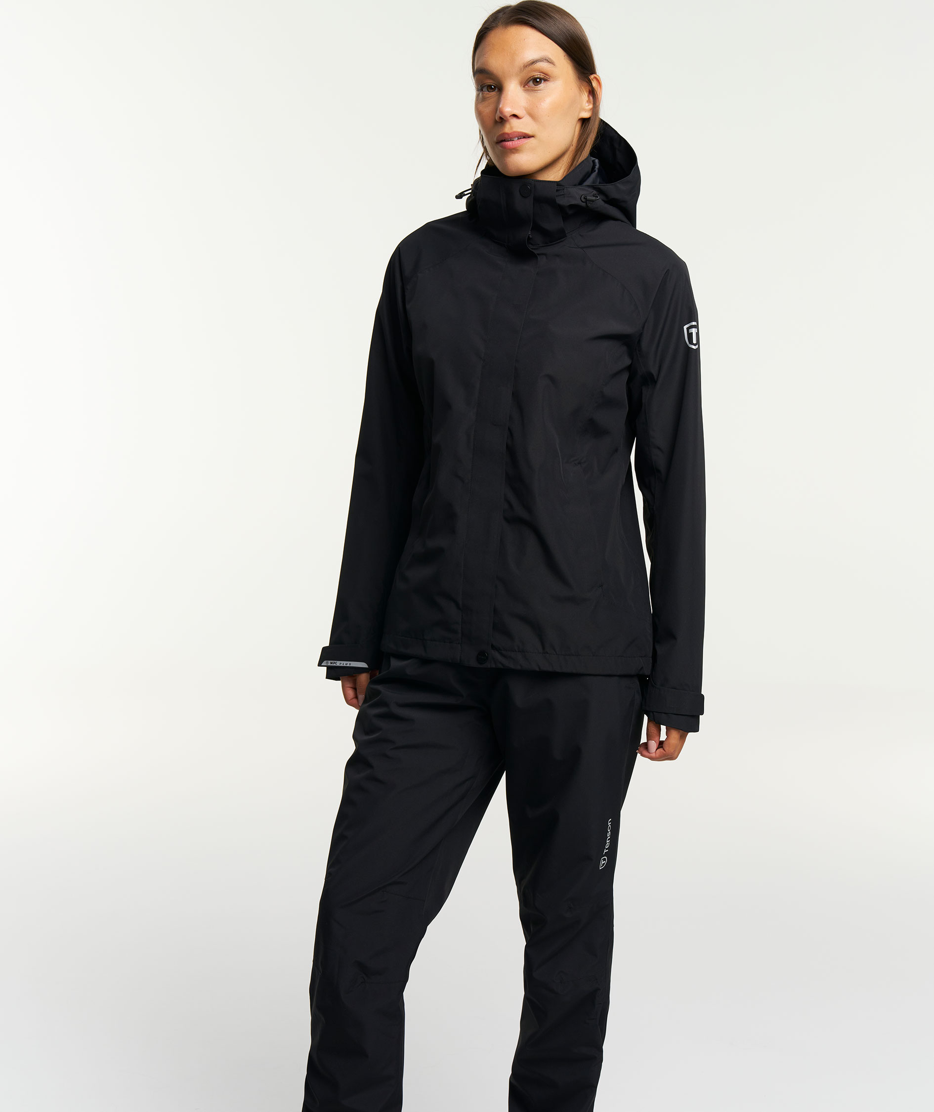 Tenson Westing women's rain jacket, Black, large image number 1