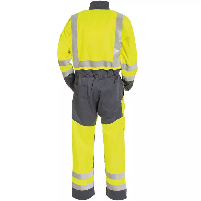 Tranemo CE-ME coverall, Hi-vis Yellow/Grey, large image number 2