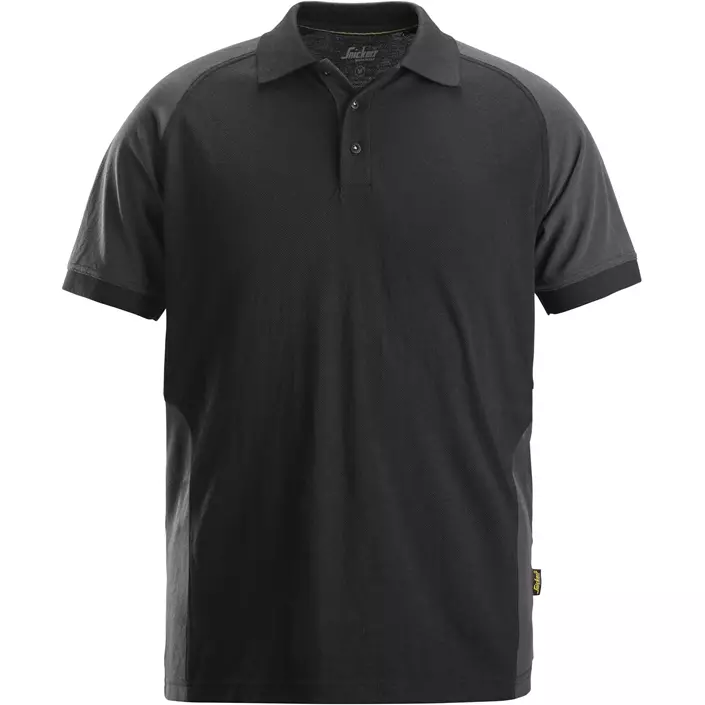 Snickers Poloshirt 2750, Black/Steel Grey, large image number 0
