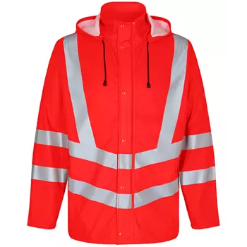 Engel Safety rain jacket, Red