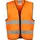 ProJob reflective safety vest 6709, Hi-Vis Orange/Black, Hi-Vis Orange/Black, swatch