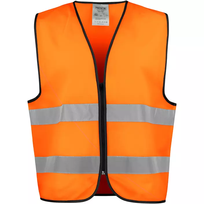 ProJob reflective safety vest 6709, Hi-Vis Orange/Black, Hi-Vis Orange/Black, large image number 0