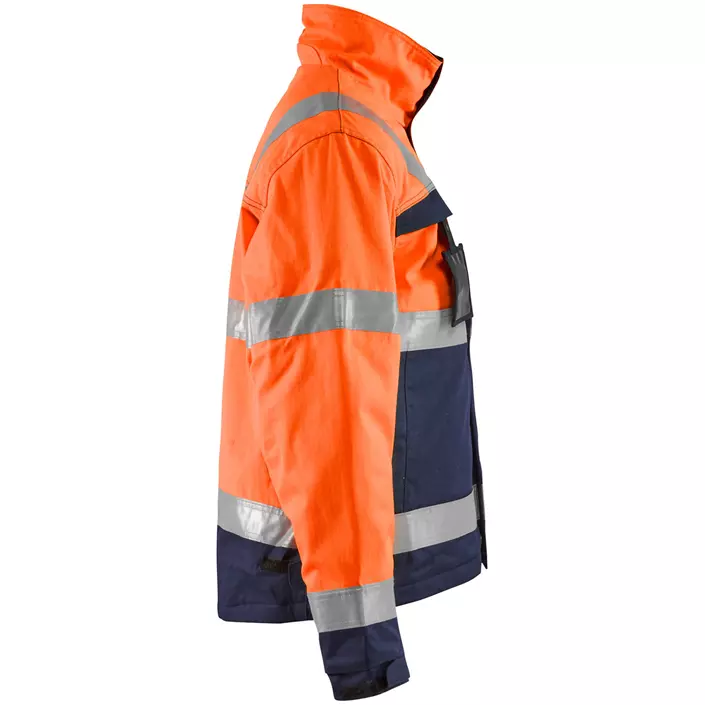 Blåkläder Multinorm vinterjakke, Hi-vis Orange/Marine, large image number 3