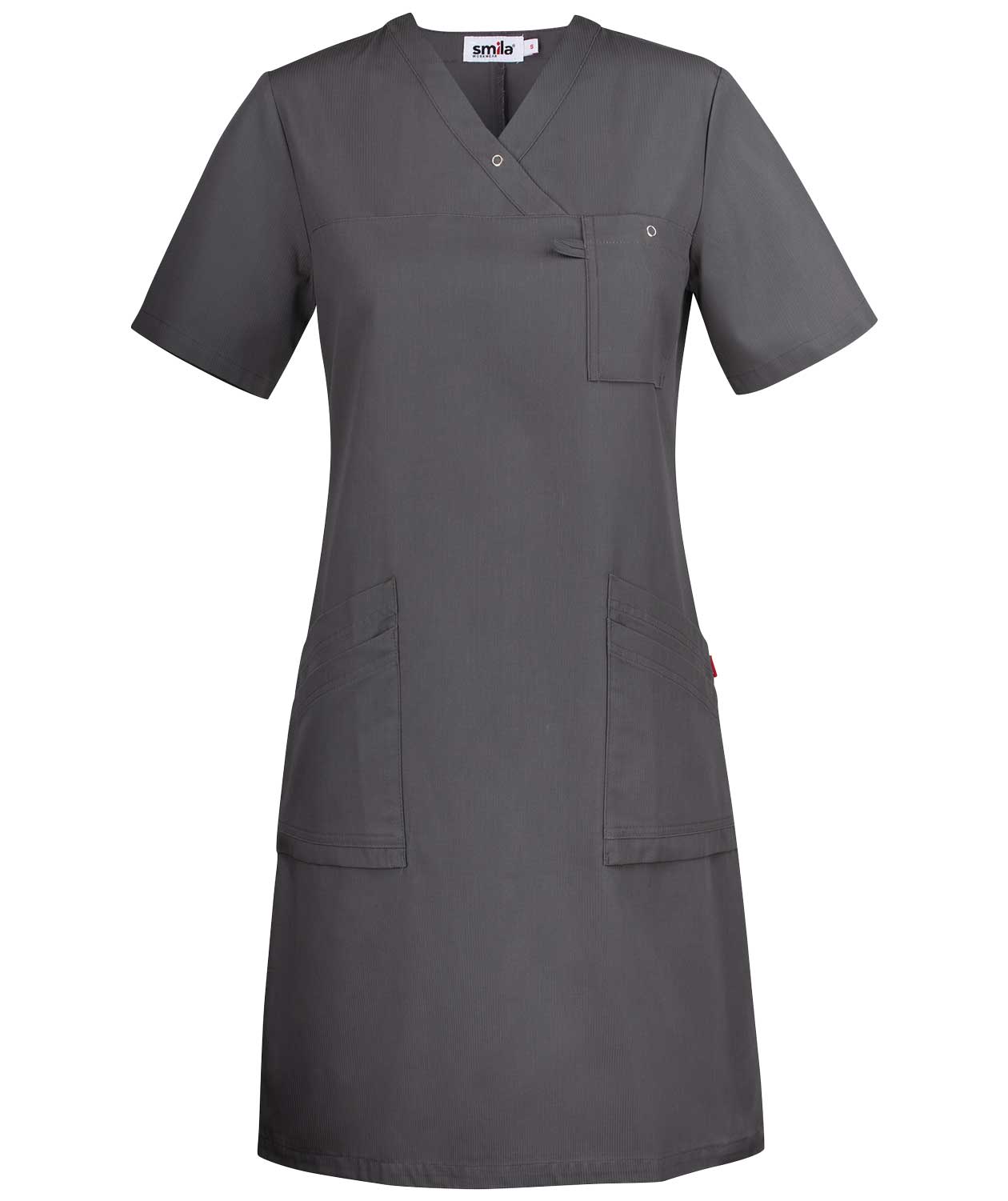 Smila Workwear Adina dress, Graphite, Graphite, swatch