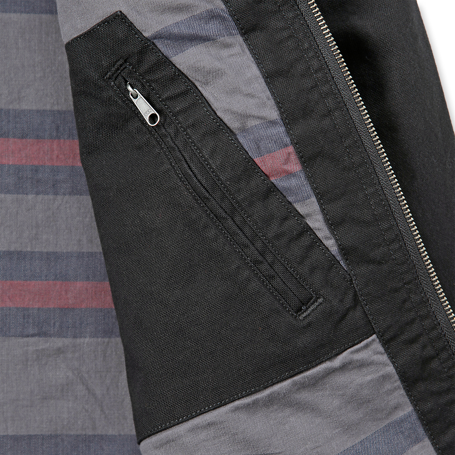 Carhartt Duck Detroit jakke, Black, large image number 5