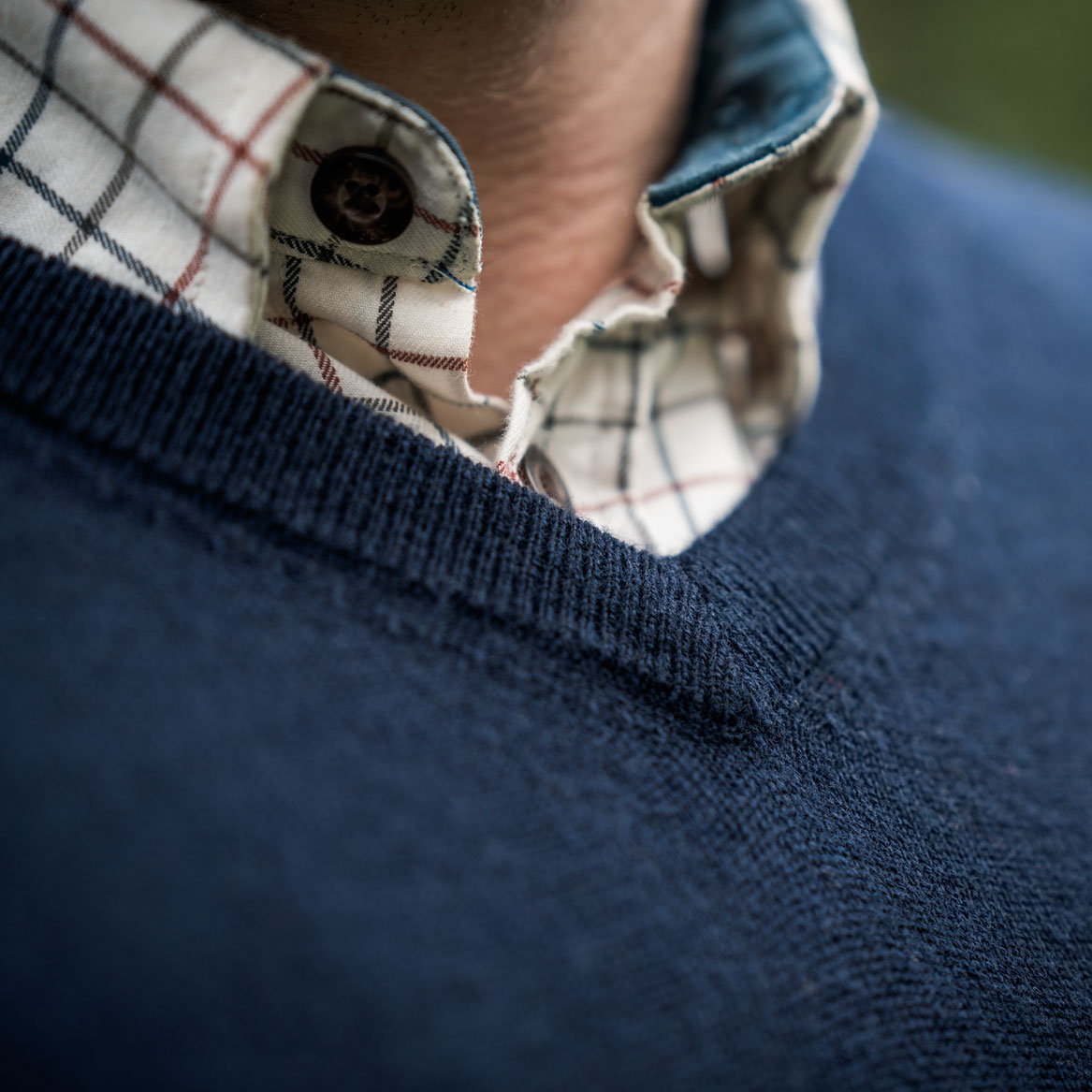 Seeland Pine stickad tr&ouml;ja med merinoull, Dark Sapphire, large image number 5