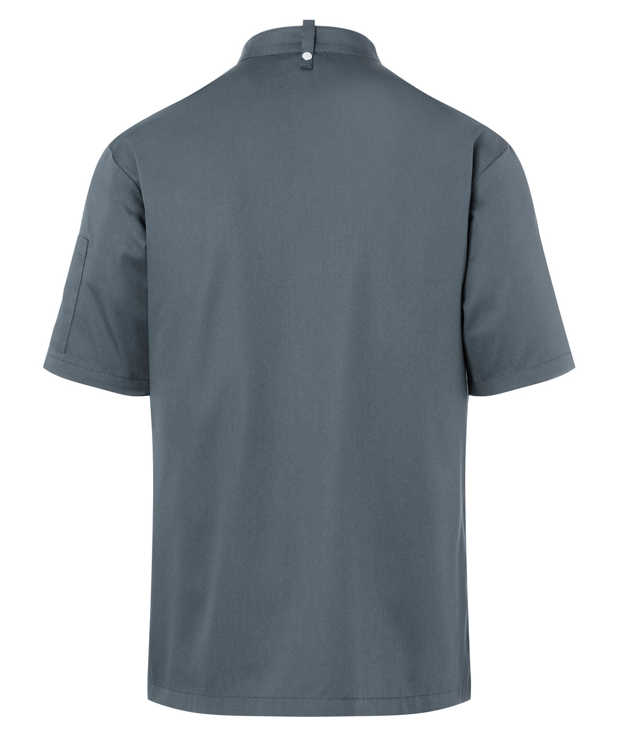 Karlowsky kortermet kokkejakke, Antrasittgr&aring;, large image number 2