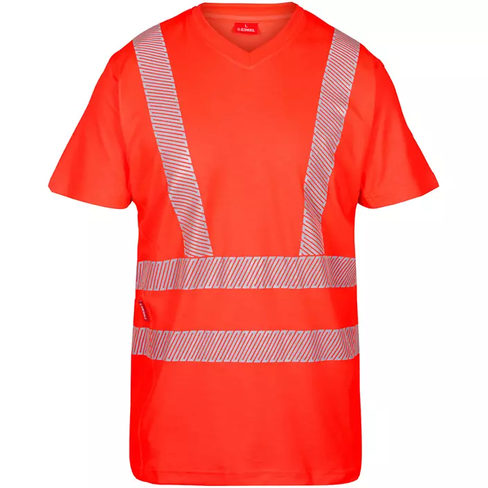 Engel Safety T-shirt, Rød, large image number 0