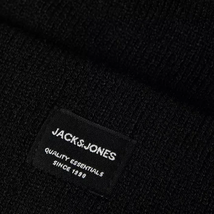 Jack & Jones JACDNA Beanie, Sort, Sort, large image number 2