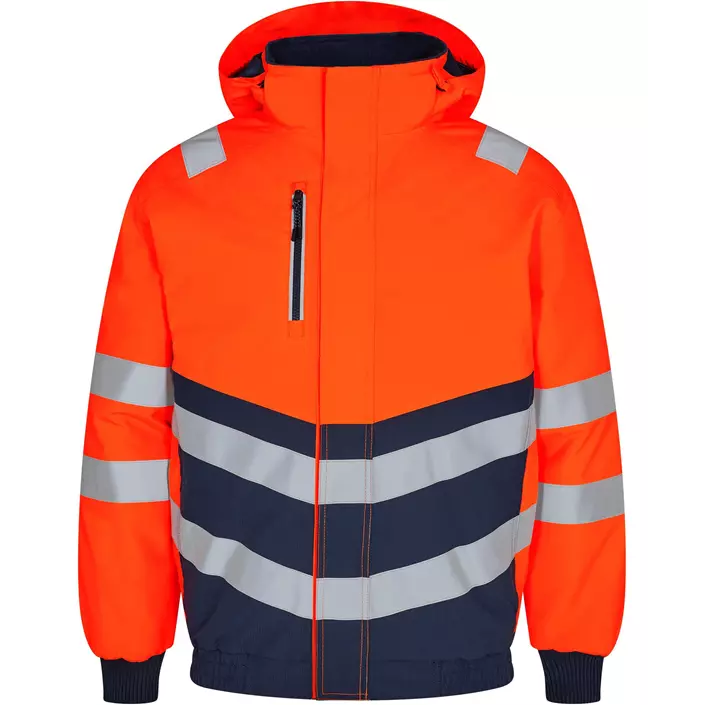 Engel Safety pilot jacket, Orange/Blue Ink, large image number 0